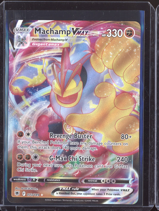 Machamp VMAX 2022 Pokemon Astral Radiance Holo Rare VMAX 073/189