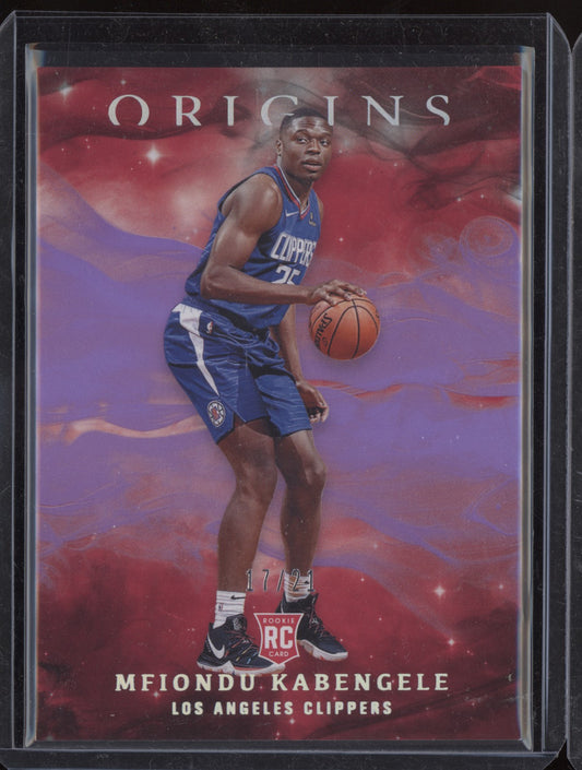 Mfiondu Kabengele 2019-20 Panini Origins Purple FOTL 17/21