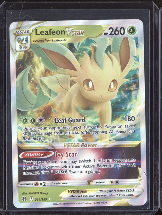 Leafeon VSTAR 2023 Pokemon Crown Zenith Holo Rare VSTAR 014/159