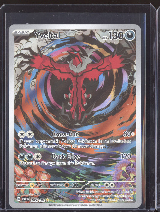 Yveltal 2023 Pokemon Paradox Rift Illustration Rare 205/182