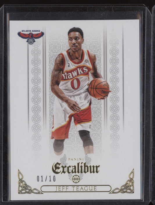 Jeff Teague 2014-15 Panini Excalibur Gold 1/10