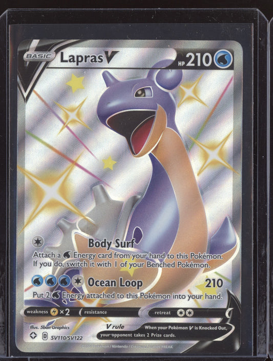 Lapras V 2021 Pokemon Shining Fates SV110/SV122