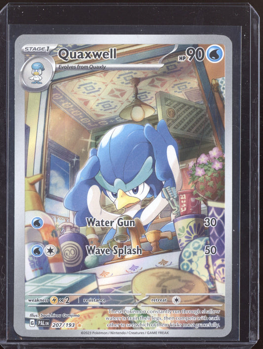 Quaxwell 2023 Pokemon Paldea Evolved Illustration Rare 207/193