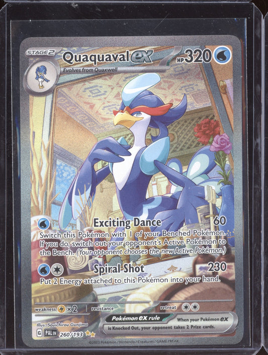 Quaquaval ex 2023 Pokemon Paldea Evolved Special Illustration Rare 260/193