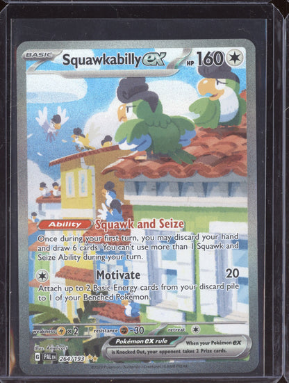 Squawkabilly ex 2023 Pokemon Paldea Evolved Special Illustration Rare 264/193