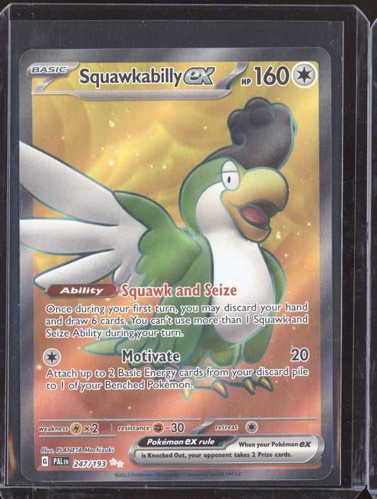 Squawkabilly ex 2023 Pokemon Paldea Evolved Ultra Rare 247/193