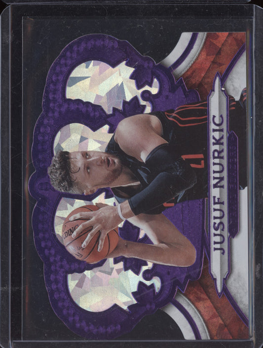 Jusuf Nurkic 2018-19 Panini Crown Royale Purple Crystal 7/25