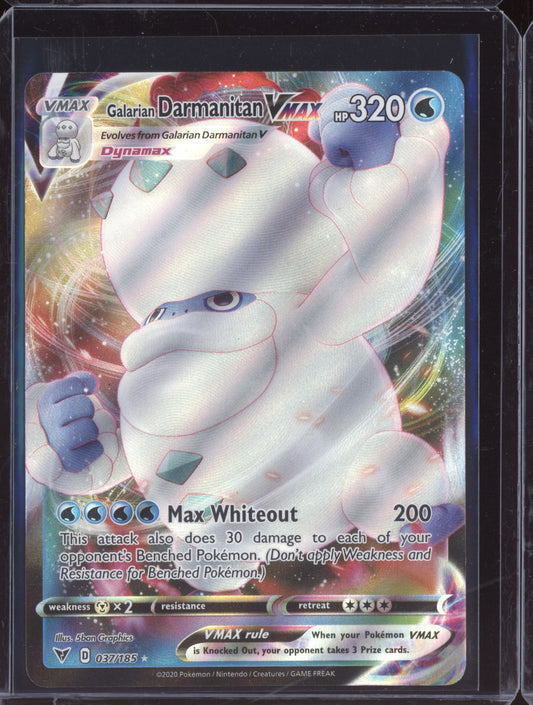 Galarian Darmanitan VMAX 2020 Pokemon Vivid Voltage Holo Rare VMAX 037/185
