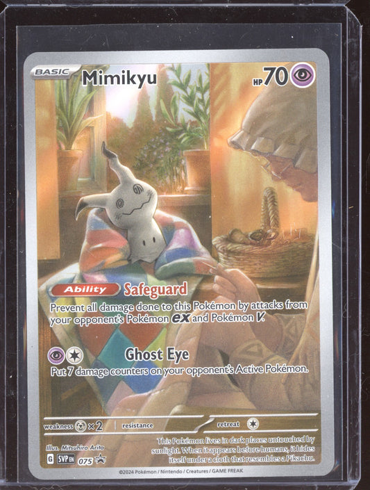 Mimikyu 2024 Pokemon Scarlet & Violet Promos Promo 075