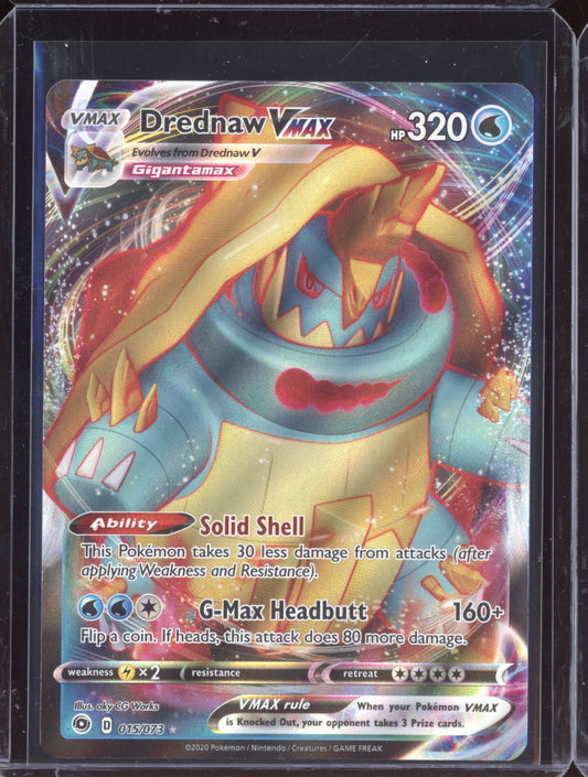 Drednaw VMAX 2020 Pokemon Champion's Path Holo Rare VMAX 015/073