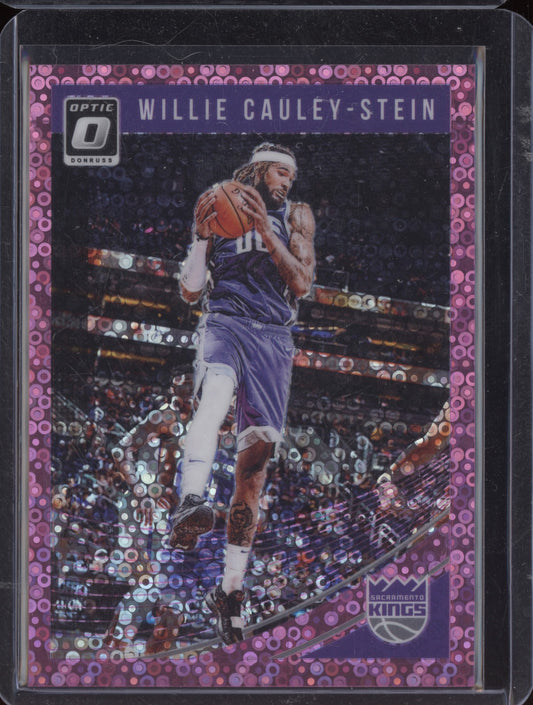 Willie Cauley-Stein 2018-19 Panini Donruss Optic Fast Break Pink 9/20