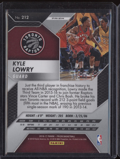 Kyle Lowry 2016-17 Panini Prizm Orange 31/49
