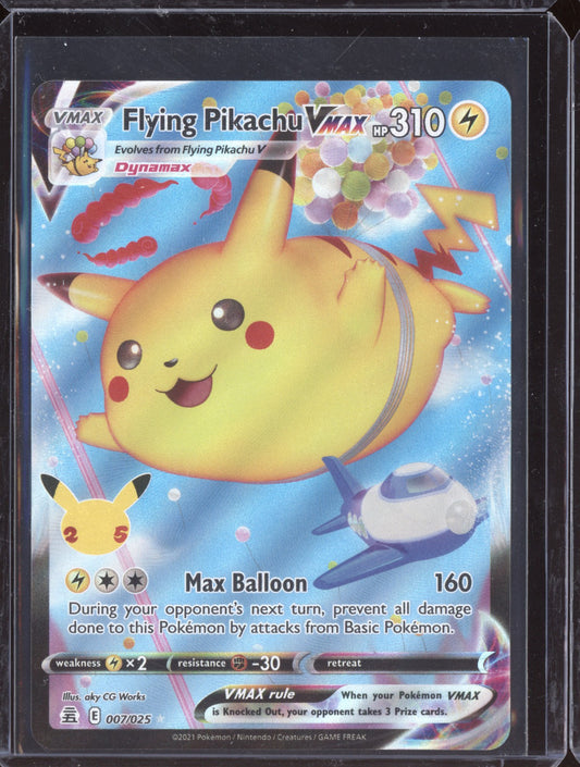 Flying Pikachu VMAX 2021 Pokemon Celebrations Holo Rare VMAX 007/025
