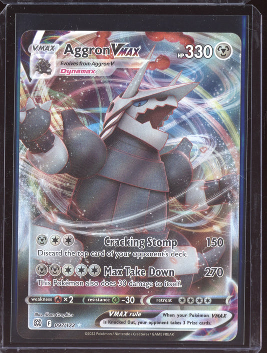 Aggron VMAX 2022 Pokemon Brilliant Stars Holo Rare VMAX 097/172