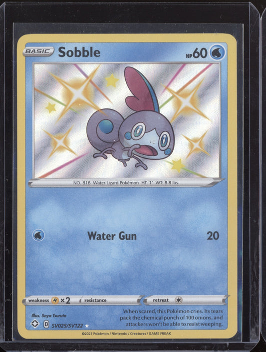 Sobble 2021 Pokemon Shining Fates Shiny Rare SV025/SV122