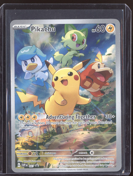 Pikachu 2023 Pokemon Scarlet & Violet Promos Promo 027