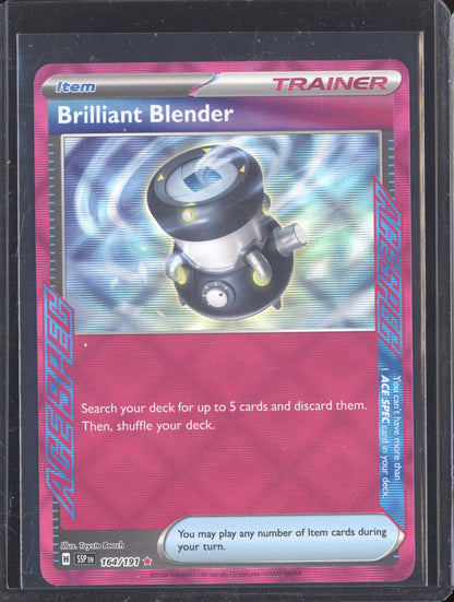 Brilliant Blender 2024 Pokemon Surging Sparks ACE SPEC Rare 164/191