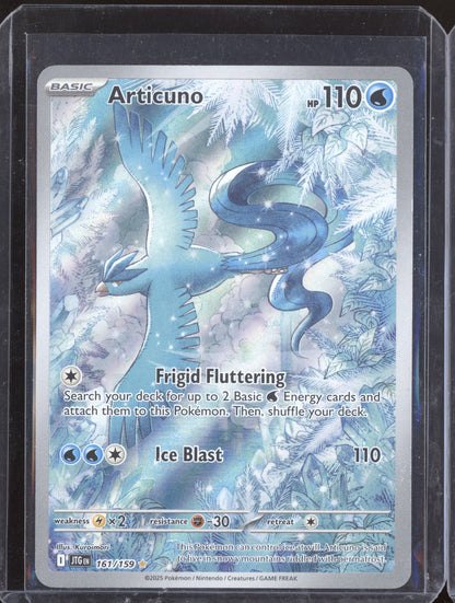 Articuno 2025 Pokemon Journey Together Illustration Rare 161/159
