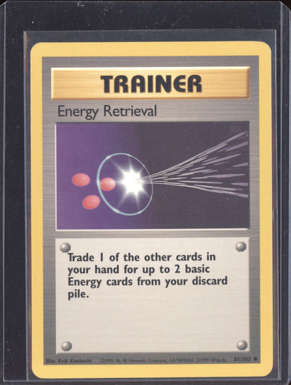 Energy Retrieval 2002 Pokemon Legendary Collection Uncommon 107/110