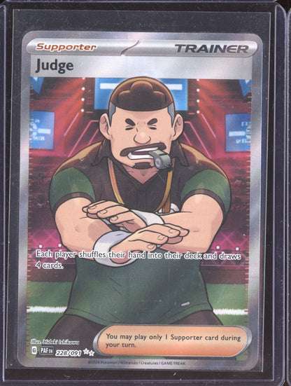 Judge 2024 Pokemon Paldean Fates Ultra Rare 228/091