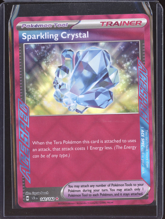 Sparkling Crystal 2025 Pokemon Prismatic Evolutions ACE SPEC Rare 129/131