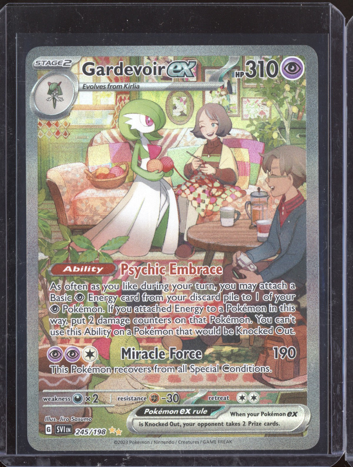 Gardevoir ex 2023 Pokemon Scarlet & Violet Special Illustration Rare 245/198