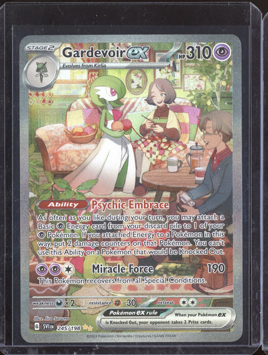 Gardevoir ex 2023 Pokemon Scarlet & Violet Special Illustration Rare 245/198