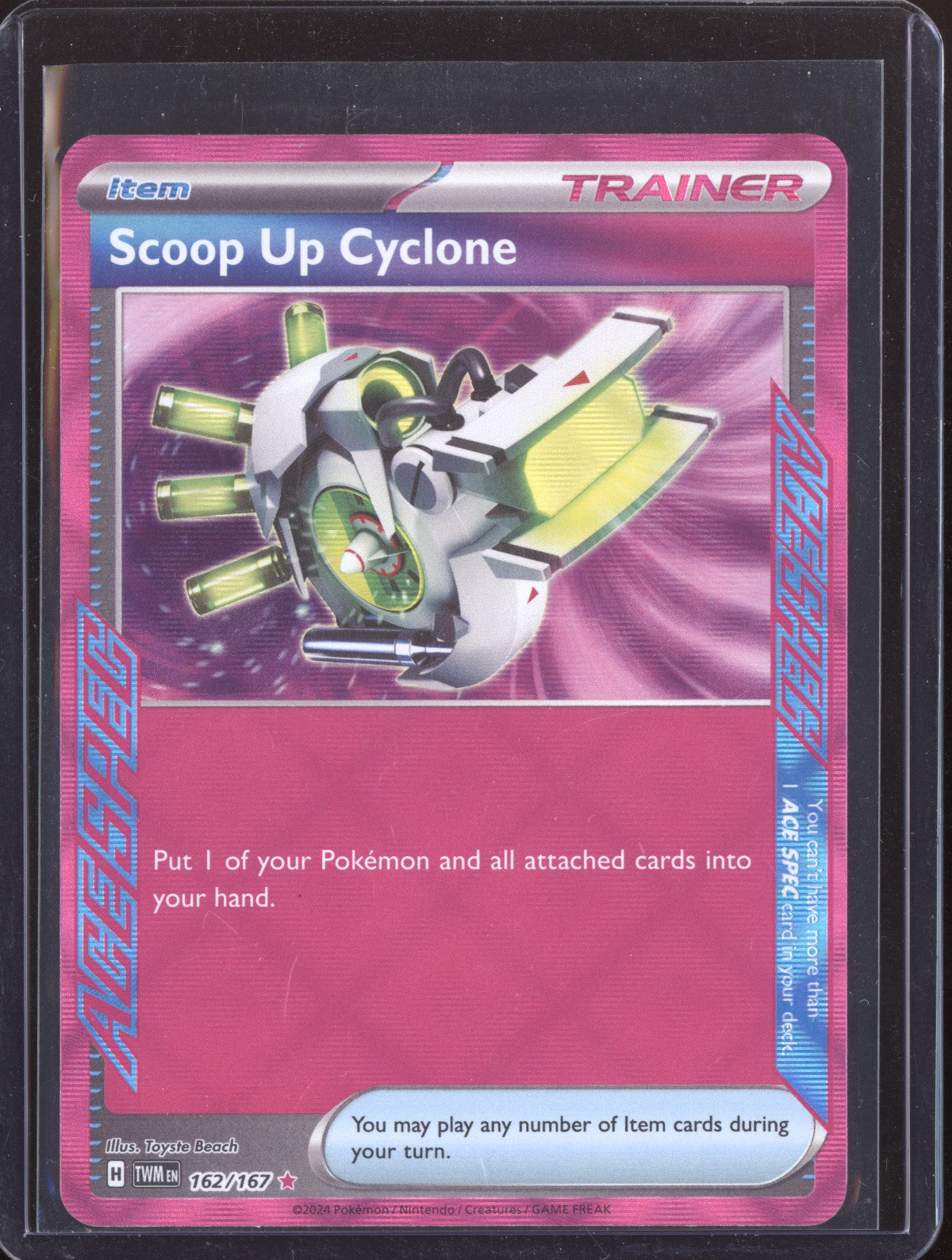 Scoop Up Cyclone 2025 Pokemon Prismatic Evolutions ACE SPEC Rare 128/131