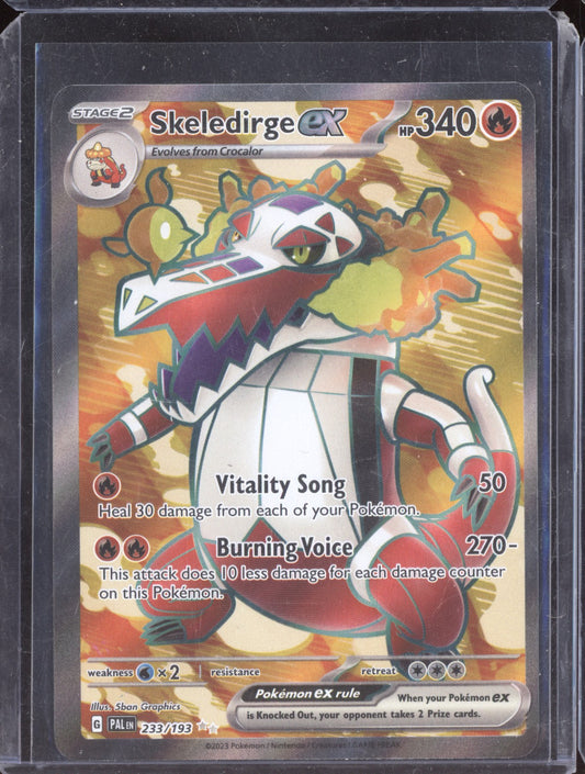 Skeledirge ex 2023 Pokemon Paldea Evolved Ultra Rare 233/193