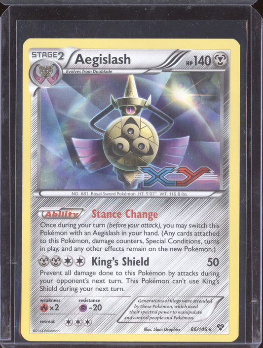 Aegislash 2014 Pokemon XY Rare Holo 86/146