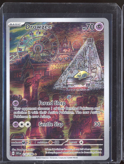 Drowzee 2023 Pokemon Scarlet & Violet Illustration Rare 210/198