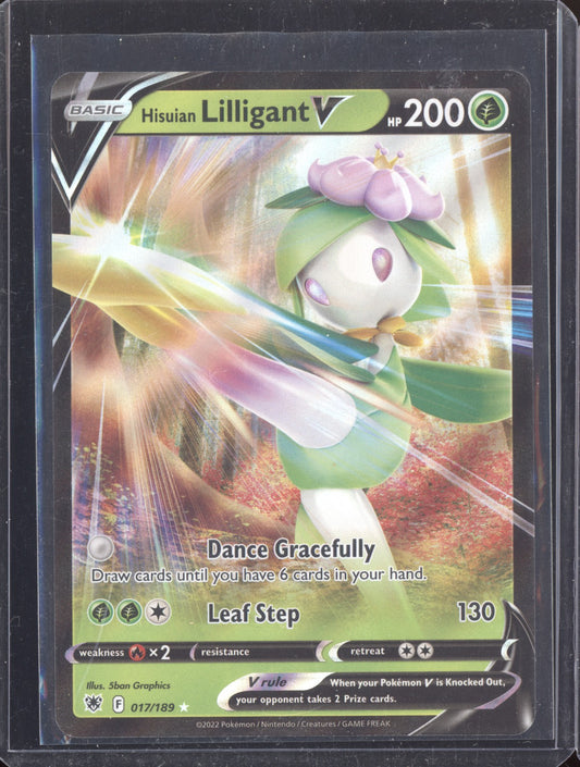 Hisuian Lilligant V 2022 Pokemon Astral Radiance Holo Rare V 017/189