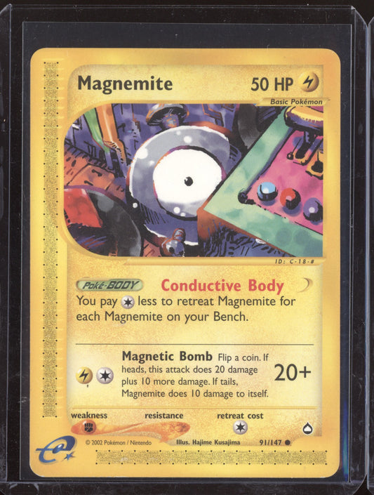 Magnemite 2003 Pokemon Aquapolis 91/147