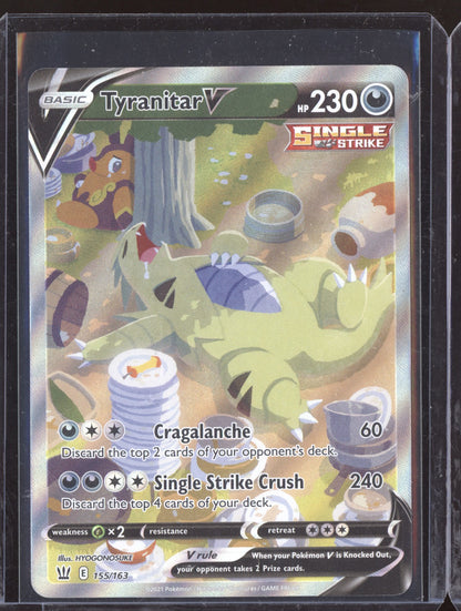 Tyranitar V 2021 Pokemon Battle Styles Ultra Rare 155/163