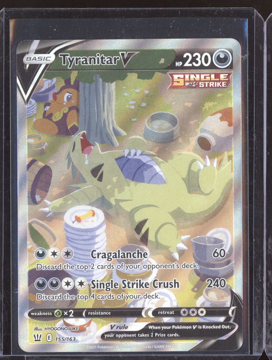 Tyranitar V 2021 Pokemon Battle Styles Ultra Rare 155/163