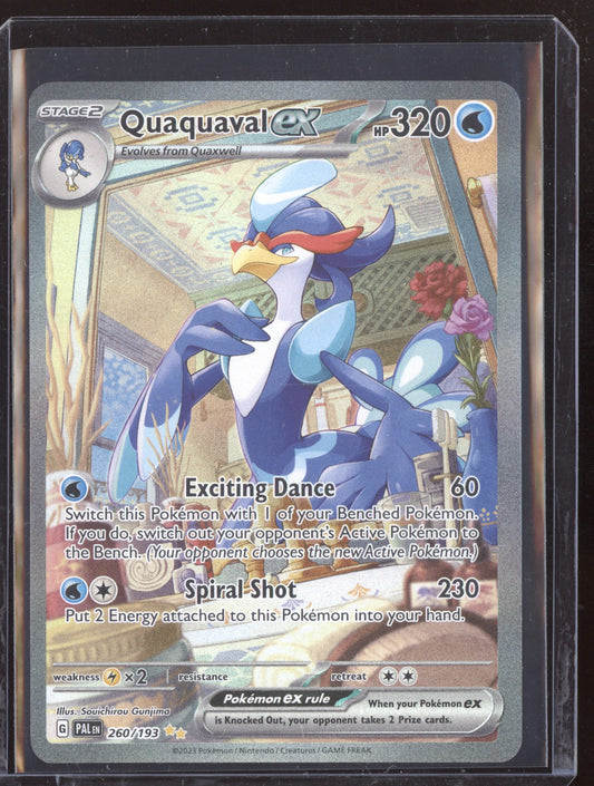 Quaquaval ex 2023 Pokemon Paldea Evolved Special Illustration Rare 260/193
