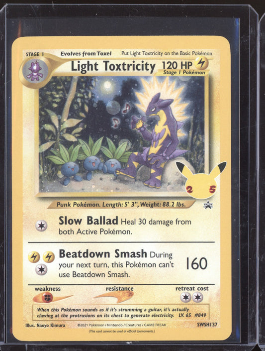 Light Toxtricity 2021 Pokemon Sword & Shield Promos Promo SWSH137