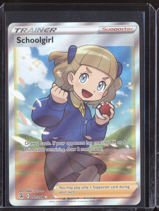 Schoolgirl 2021 Pokemon Fusion Strike Ultra Rare 262/264