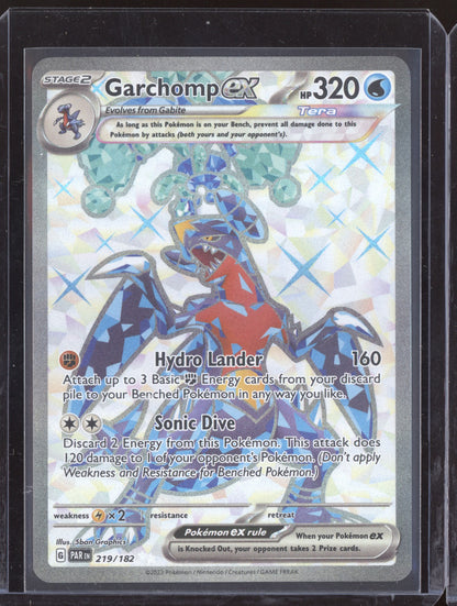 Garchomp ex 2023 Pokemon Paradox Rift Ultra Rare 219/182