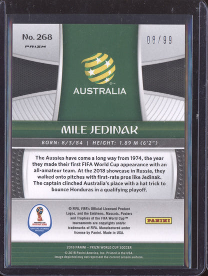 Mile Jedinak 2018 Panini Prizm World Cup Purple 8/99