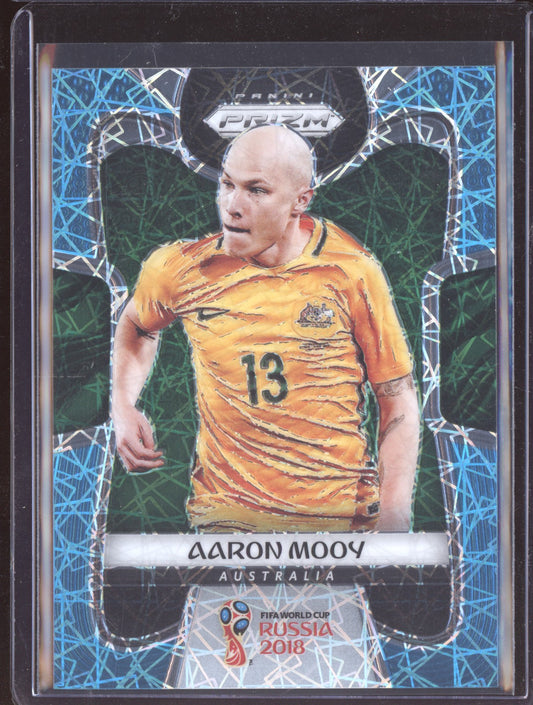 Aaron Mooy 2018 Panini Prizm World Cup Light Blue Lazer 41/125