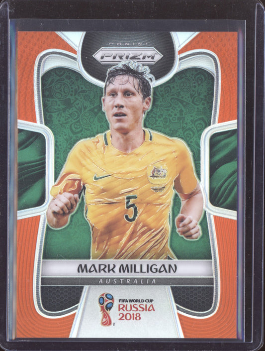 Mark Milligan 2018 Panini Prizm World Cup Orange 44/65