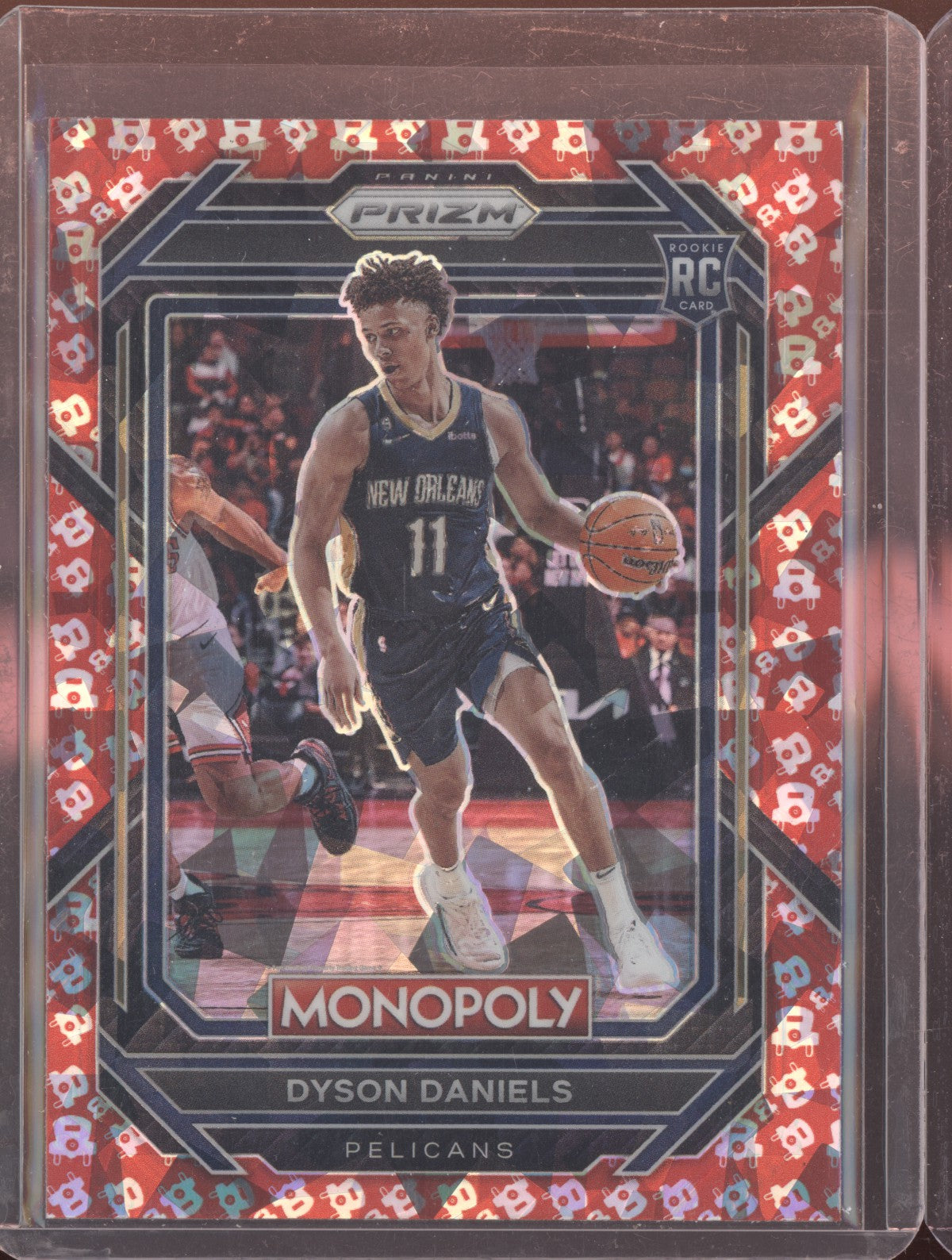 Dyson Daniels 2022-23 Panini Prizm Monopoly Free Parking RC