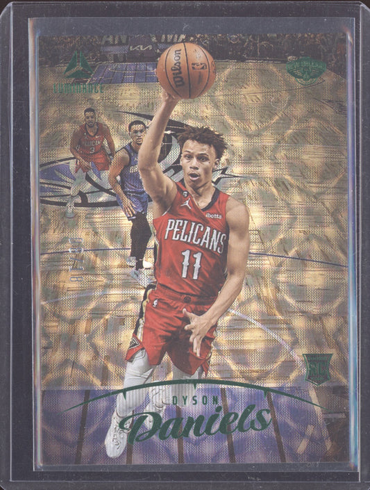 Dyson Daniels 2022-23 Panini Chronicles Luminance Jade Asia RC 8/18