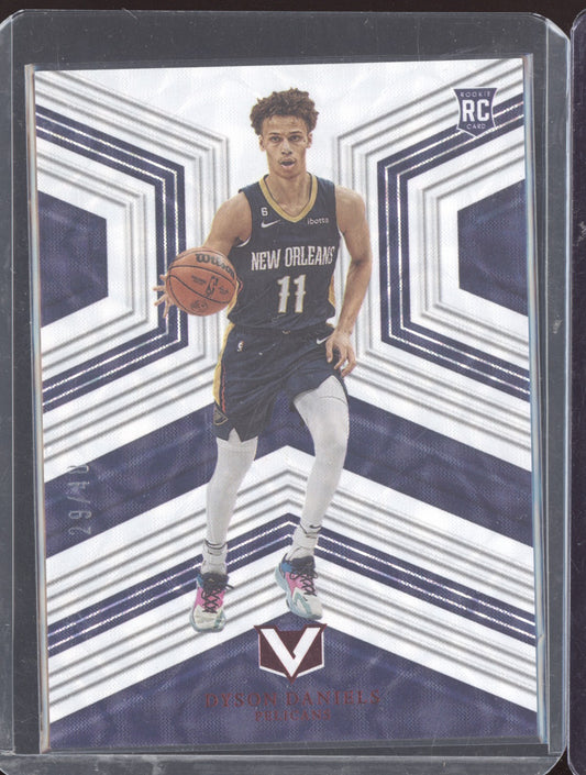 Dyson Daniels 2022-23 Panini Chronicles Vertex Red Asia RC 29/48