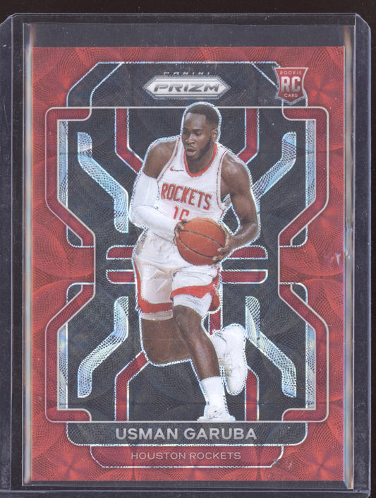 Usman Garuba 2021-22 Panini Prizm Choice Red RC 61/88