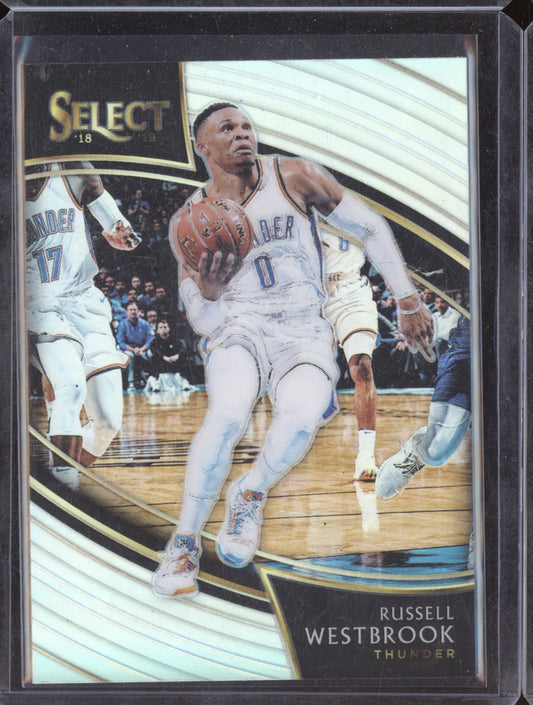 Russell Westbrook 2018-19 Panini Select Courtside Silver