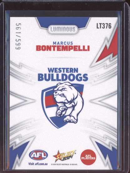 Marcus Bontempelli 2024 Select Footy Stars Luminous Thunderbolt 561/599