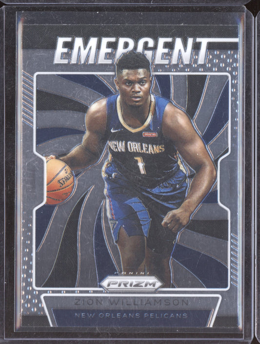 Zion Williamson 2019-20 Panini Prizm Emergent RC