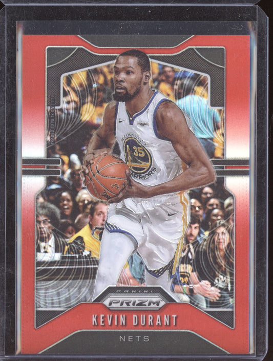 Kevin Durant 2019-20 Panini Prizm Red 214/299